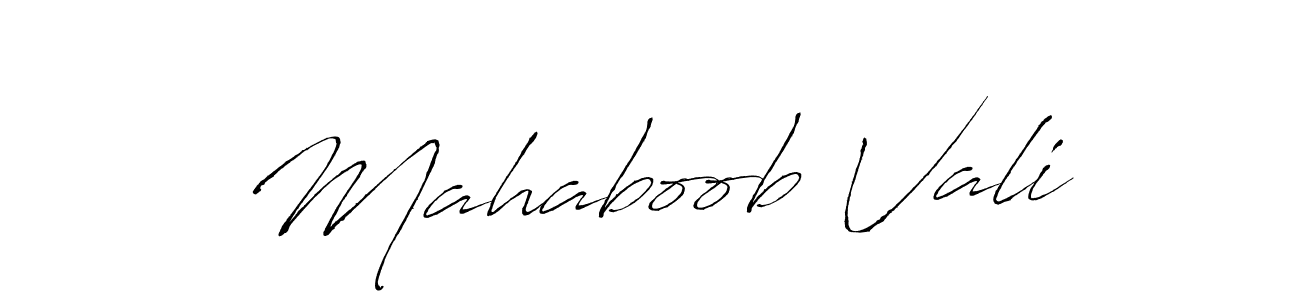 Antro_Vectra is a professional signature style that is perfect for those who want to add a touch of class to their signature. It is also a great choice for those who want to make their signature more unique. Get Mahaboob Vali name to fancy signature for free. Mahaboob Vali signature style 6 images and pictures png