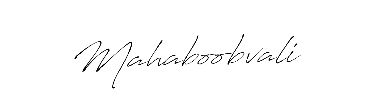 Use a signature maker to create a handwritten signature online. With this signature software, you can design (Antro_Vectra) your own signature for name Mahaboobvali. Mahaboobvali signature style 6 images and pictures png