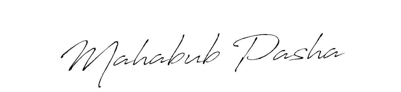 How to make Mahabub Pasha name signature. Use Antro_Vectra style for creating short signs online. This is the latest handwritten sign. Mahabub Pasha signature style 6 images and pictures png