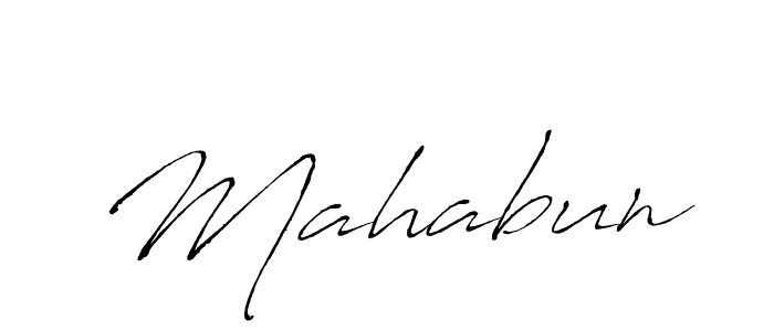 Mahabun stylish signature style. Best Handwritten Sign (Antro_Vectra) for my name. Handwritten Signature Collection Ideas for my name Mahabun. Mahabun signature style 6 images and pictures png