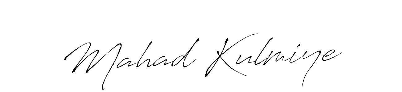 It looks lik you need a new signature style for name Mahad Kulmiye. Design unique handwritten (Antro_Vectra) signature with our free signature maker in just a few clicks. Mahad Kulmiye signature style 6 images and pictures png