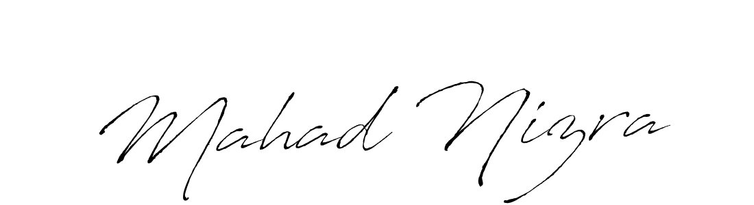 Antro_Vectra is a professional signature style that is perfect for those who want to add a touch of class to their signature. It is also a great choice for those who want to make their signature more unique. Get Mahad Nizra name to fancy signature for free. Mahad Nizra signature style 6 images and pictures png