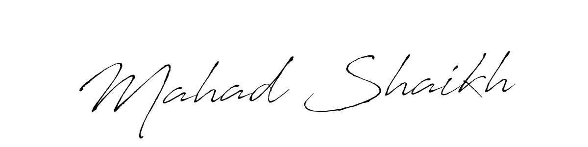 It looks lik you need a new signature style for name Mahad Shaikh. Design unique handwritten (Antro_Vectra) signature with our free signature maker in just a few clicks. Mahad Shaikh signature style 6 images and pictures png