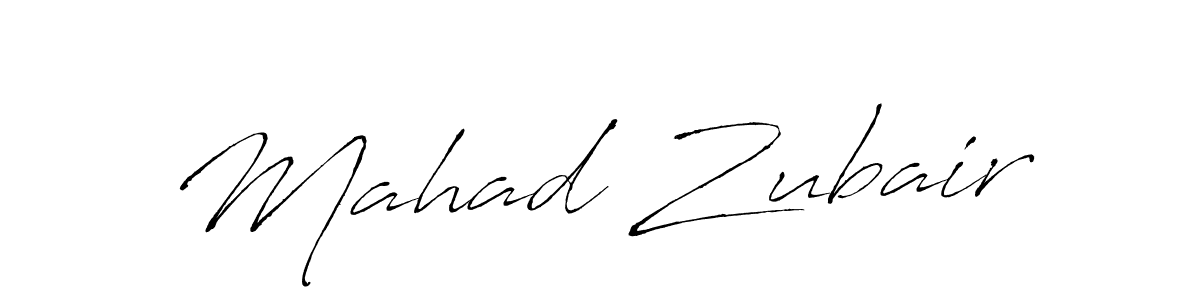 Mahad Zubair stylish signature style. Best Handwritten Sign (Antro_Vectra) for my name. Handwritten Signature Collection Ideas for my name Mahad Zubair. Mahad Zubair signature style 6 images and pictures png