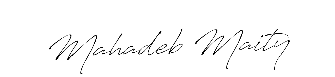 It looks lik you need a new signature style for name Mahadeb Maity. Design unique handwritten (Antro_Vectra) signature with our free signature maker in just a few clicks. Mahadeb Maity signature style 6 images and pictures png