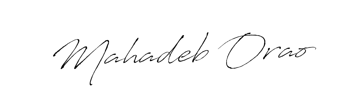 Make a beautiful signature design for name Mahadeb Orao. Use this online signature maker to create a handwritten signature for free. Mahadeb Orao signature style 6 images and pictures png