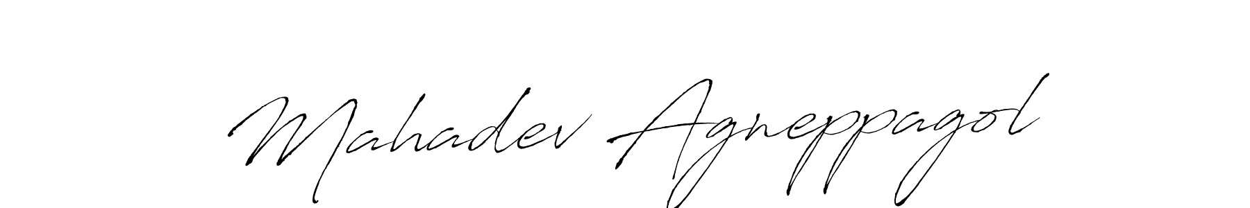 Design your own signature with our free online signature maker. With this signature software, you can create a handwritten (Antro_Vectra) signature for name Mahadev Agneppagol. Mahadev Agneppagol signature style 6 images and pictures png
