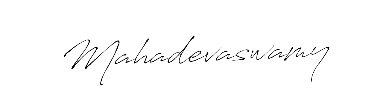 Design your own signature with our free online signature maker. With this signature software, you can create a handwritten (Antro_Vectra) signature for name Mahadevaswamy. Mahadevaswamy signature style 6 images and pictures png