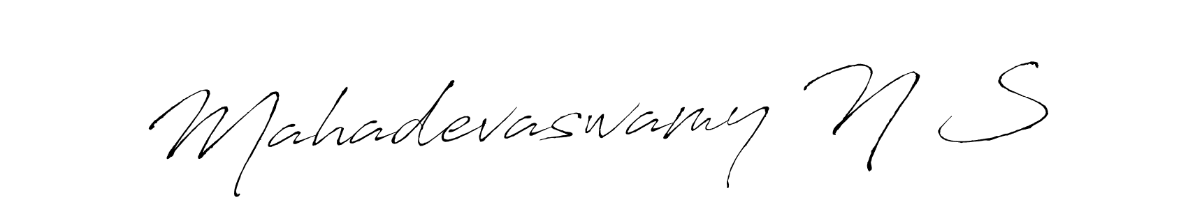 How to make Mahadevaswamy N S signature? Antro_Vectra is a professional autograph style. Create handwritten signature for Mahadevaswamy N S name. Mahadevaswamy N S signature style 6 images and pictures png