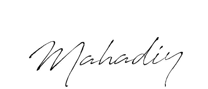 Make a beautiful signature design for name Mahadiy. Use this online signature maker to create a handwritten signature for free. Mahadiy signature style 6 images and pictures png