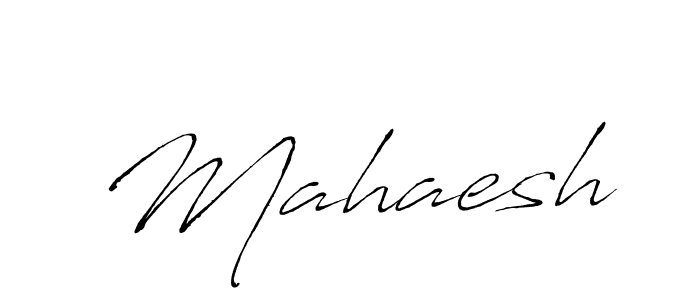 Make a beautiful signature design for name Mahaesh. With this signature (Antro_Vectra) style, you can create a handwritten signature for free. Mahaesh signature style 6 images and pictures png