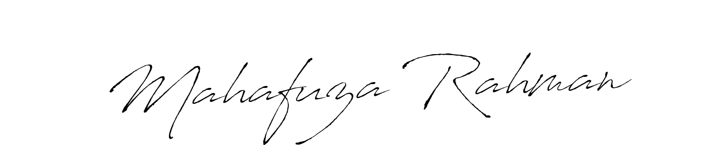 How to make Mahafuza Rahman name signature. Use Antro_Vectra style for creating short signs online. This is the latest handwritten sign. Mahafuza Rahman signature style 6 images and pictures png