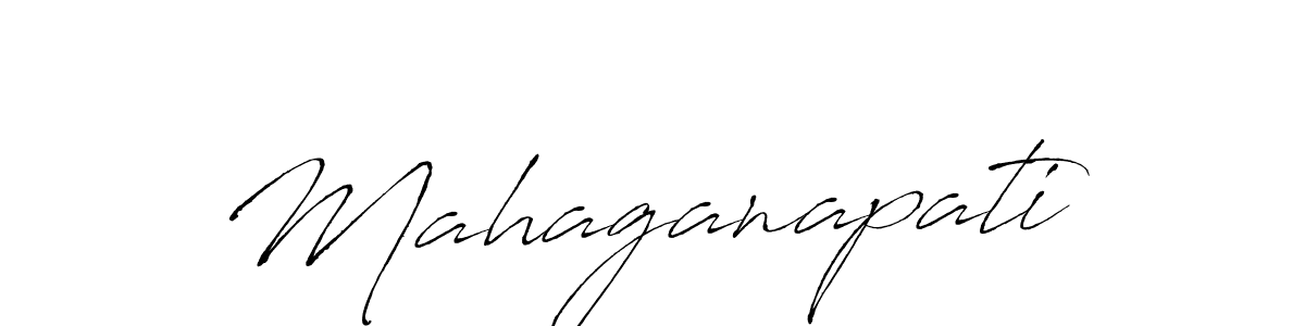 Design your own signature with our free online signature maker. With this signature software, you can create a handwritten (Antro_Vectra) signature for name Mahaganapati. Mahaganapati signature style 6 images and pictures png