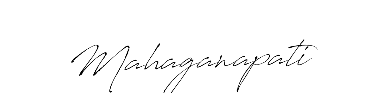 Design your own signature with our free online signature maker. With this signature software, you can create a handwritten (Antro_Vectra) signature for name Mahaganapati. Mahaganapati signature style 6 images and pictures png