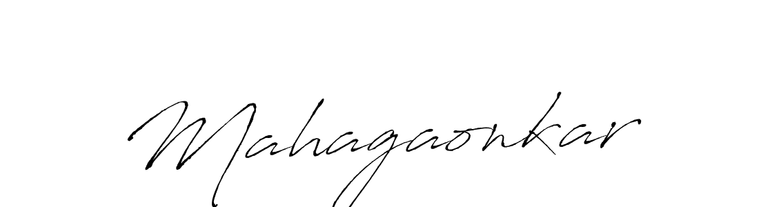 Also You can easily find your signature by using the search form. We will create Mahagaonkar name handwritten signature images for you free of cost using Antro_Vectra sign style. Mahagaonkar signature style 6 images and pictures png
