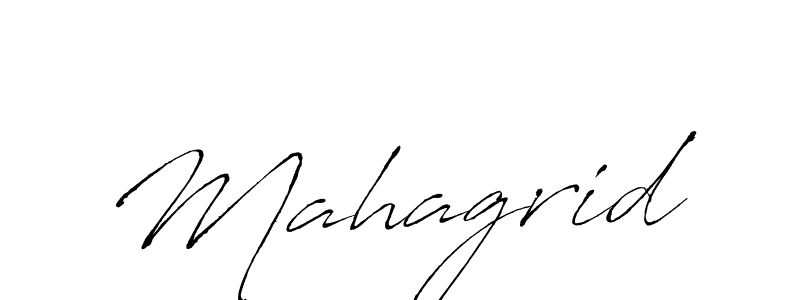 Design your own signature with our free online signature maker. With this signature software, you can create a handwritten (Antro_Vectra) signature for name Mahagrid. Mahagrid signature style 6 images and pictures png