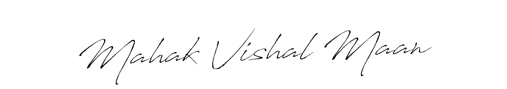 if you are searching for the best signature style for your name Mahak Vishal Maan. so please give up your signature search. here we have designed multiple signature styles  using Antro_Vectra. Mahak Vishal Maan signature style 6 images and pictures png