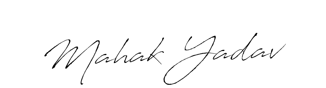 Antro_Vectra is a professional signature style that is perfect for those who want to add a touch of class to their signature. It is also a great choice for those who want to make their signature more unique. Get Mahak Yadav name to fancy signature for free. Mahak Yadav signature style 6 images and pictures png