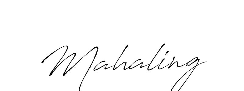 Mahaling stylish signature style. Best Handwritten Sign (Antro_Vectra) for my name. Handwritten Signature Collection Ideas for my name Mahaling. Mahaling signature style 6 images and pictures png