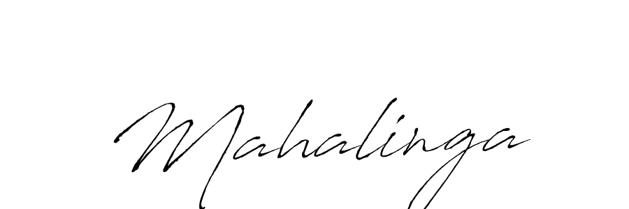 Design your own signature with our free online signature maker. With this signature software, you can create a handwritten (Antro_Vectra) signature for name Mahalinga. Mahalinga signature style 6 images and pictures png