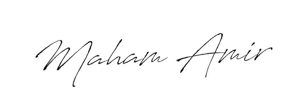 How to Draw Maham Amir signature style? Antro_Vectra is a latest design signature styles for name Maham Amir. Maham Amir signature style 6 images and pictures png