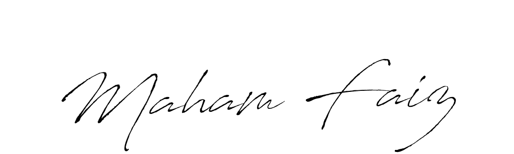 You can use this online signature creator to create a handwritten signature for the name Maham Faiz. This is the best online autograph maker. Maham Faiz signature style 6 images and pictures png