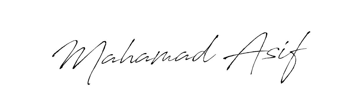 Use a signature maker to create a handwritten signature online. With this signature software, you can design (Antro_Vectra) your own signature for name Mahamad Asif. Mahamad Asif signature style 6 images and pictures png