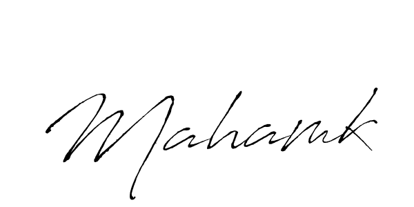 Antro_Vectra is a professional signature style that is perfect for those who want to add a touch of class to their signature. It is also a great choice for those who want to make their signature more unique. Get Mahamk name to fancy signature for free. Mahamk signature style 6 images and pictures png