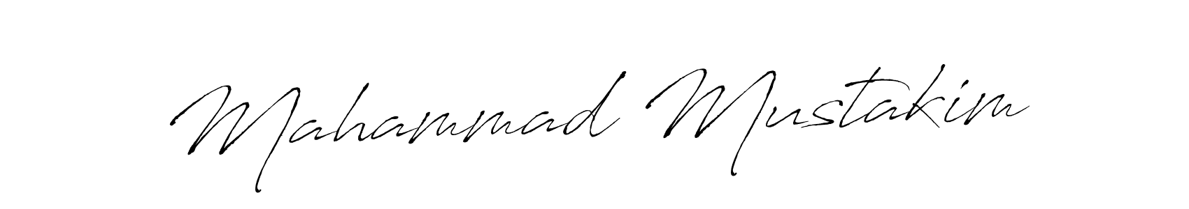 Make a beautiful signature design for name Mahammad Mustakim. With this signature (Antro_Vectra) style, you can create a handwritten signature for free. Mahammad Mustakim signature style 6 images and pictures png