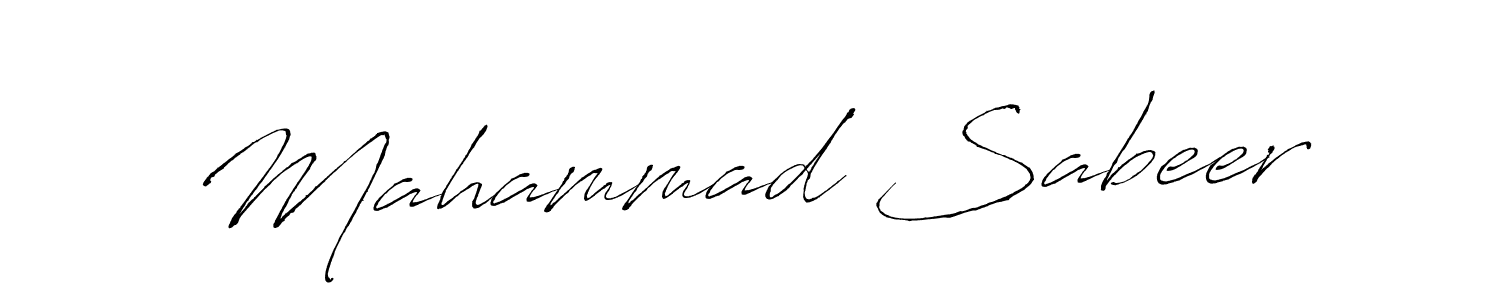 Use a signature maker to create a handwritten signature online. With this signature software, you can design (Antro_Vectra) your own signature for name Mahammad Sabeer. Mahammad Sabeer signature style 6 images and pictures png