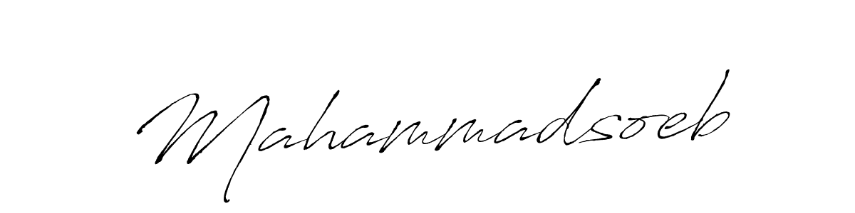 It looks lik you need a new signature style for name Mahammadsoeb. Design unique handwritten (Antro_Vectra) signature with our free signature maker in just a few clicks. Mahammadsoeb signature style 6 images and pictures png