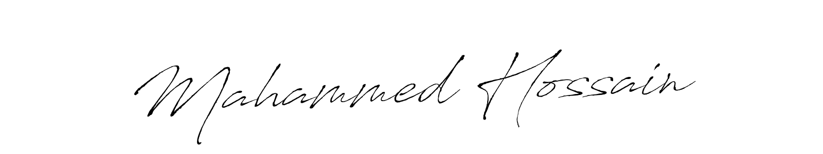 Design your own signature with our free online signature maker. With this signature software, you can create a handwritten (Antro_Vectra) signature for name Mahammed Hossain. Mahammed Hossain signature style 6 images and pictures png