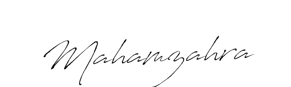 How to make Mahamzahra signature? Antro_Vectra is a professional autograph style. Create handwritten signature for Mahamzahra name. Mahamzahra signature style 6 images and pictures png