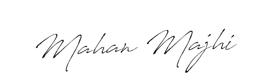 The best way (Antro_Vectra) to make a short signature is to pick only two or three words in your name. The name Mahan Majhi include a total of six letters. For converting this name. Mahan Majhi signature style 6 images and pictures png