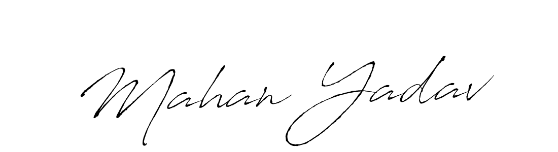 Also You can easily find your signature by using the search form. We will create Mahan Yadav name handwritten signature images for you free of cost using Antro_Vectra sign style. Mahan Yadav signature style 6 images and pictures png