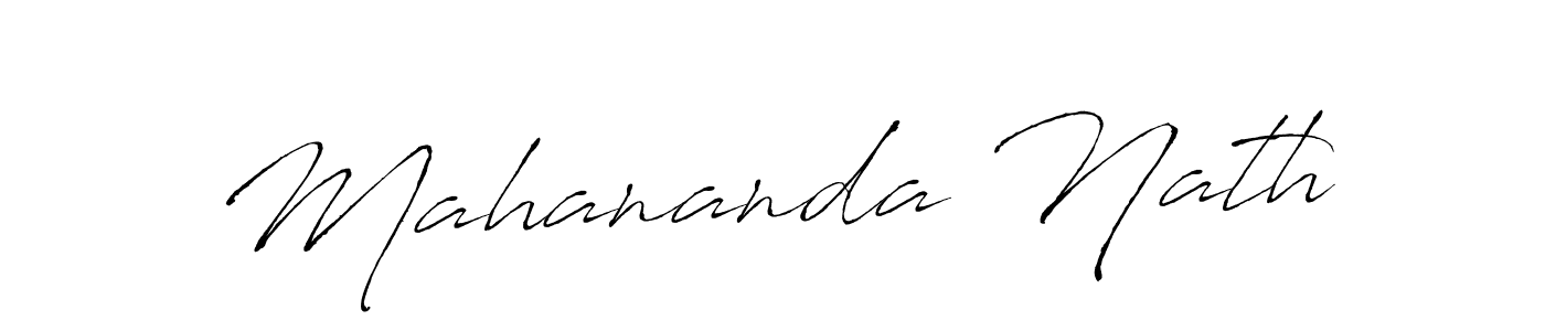 Antro_Vectra is a professional signature style that is perfect for those who want to add a touch of class to their signature. It is also a great choice for those who want to make their signature more unique. Get Mahananda Nath name to fancy signature for free. Mahananda Nath signature style 6 images and pictures png