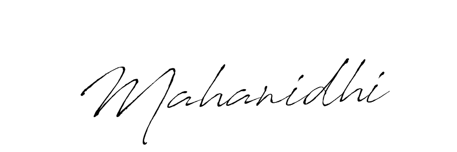 How to make Mahanidhi signature? Antro_Vectra is a professional autograph style. Create handwritten signature for Mahanidhi name. Mahanidhi signature style 6 images and pictures png