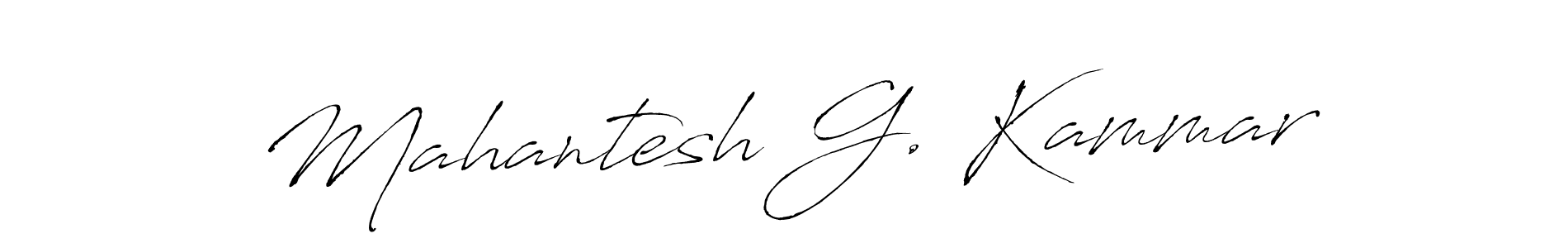 Design your own signature with our free online signature maker. With this signature software, you can create a handwritten (Antro_Vectra) signature for name Mahantesh G. Kammar. Mahantesh G. Kammar signature style 6 images and pictures png
