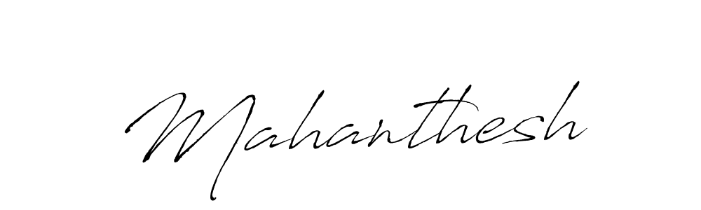 How to make Mahanthesh signature? Antro_Vectra is a professional autograph style. Create handwritten signature for Mahanthesh name. Mahanthesh signature style 6 images and pictures png