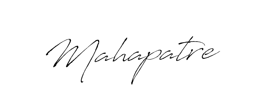 How to make Mahapatre signature? Antro_Vectra is a professional autograph style. Create handwritten signature for Mahapatre name. Mahapatre signature style 6 images and pictures png