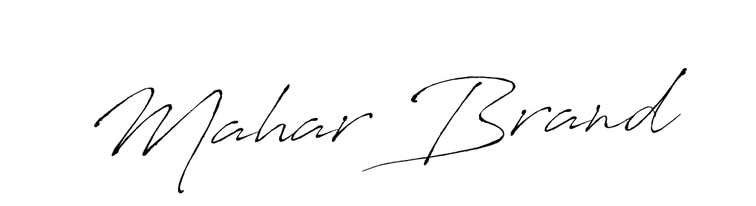 Design your own signature with our free online signature maker. With this signature software, you can create a handwritten (Antro_Vectra) signature for name Mahar Brand. Mahar Brand signature style 6 images and pictures png