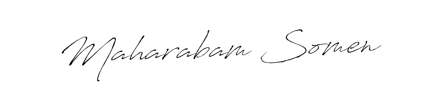 You can use this online signature creator to create a handwritten signature for the name Maharabam Somen. This is the best online autograph maker. Maharabam Somen signature style 6 images and pictures png