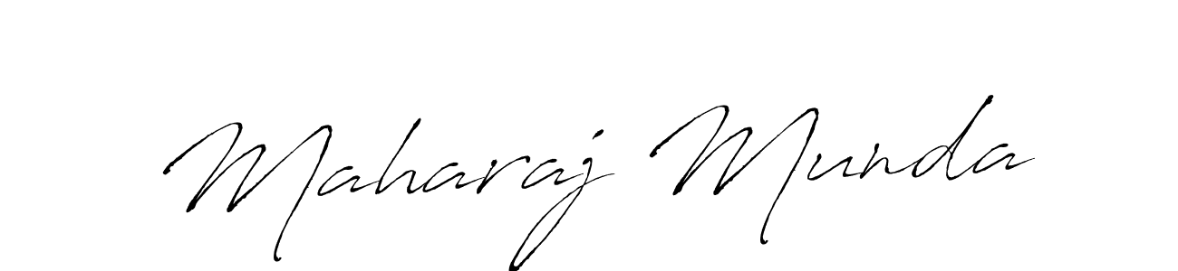 Maharaj Munda stylish signature style. Best Handwritten Sign (Antro_Vectra) for my name. Handwritten Signature Collection Ideas for my name Maharaj Munda. Maharaj Munda signature style 6 images and pictures png