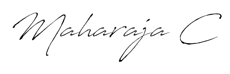 The Antro_Vectra typeface gives name Maharaja C a refined look. Suitable for certificates, diplomas, and official verification. Maharaja C signature style 6 images and pictures png