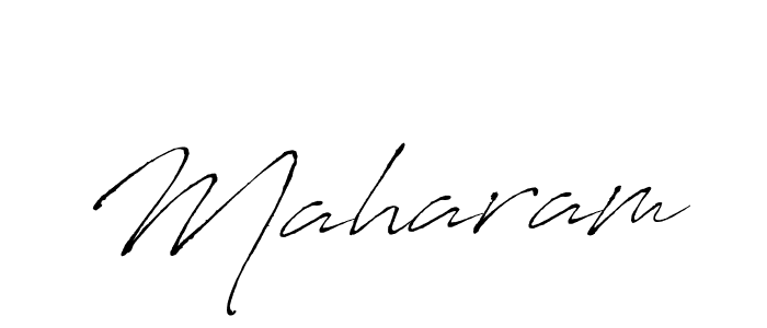 Maharam stylish signature style. Best Handwritten Sign (Antro_Vectra) for my name. Handwritten Signature Collection Ideas for my name Maharam. Maharam signature style 6 images and pictures png