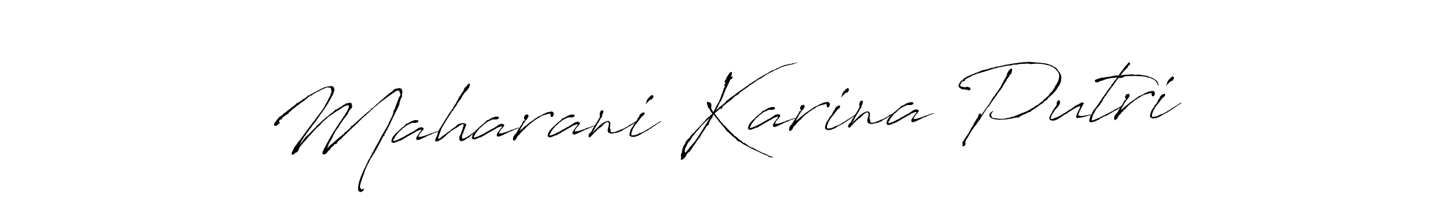 This is the best signature style for the Maharani Karina Putri name. Also you like these signature font (Antro_Vectra). Mix name signature. Maharani Karina Putri signature style 6 images and pictures png