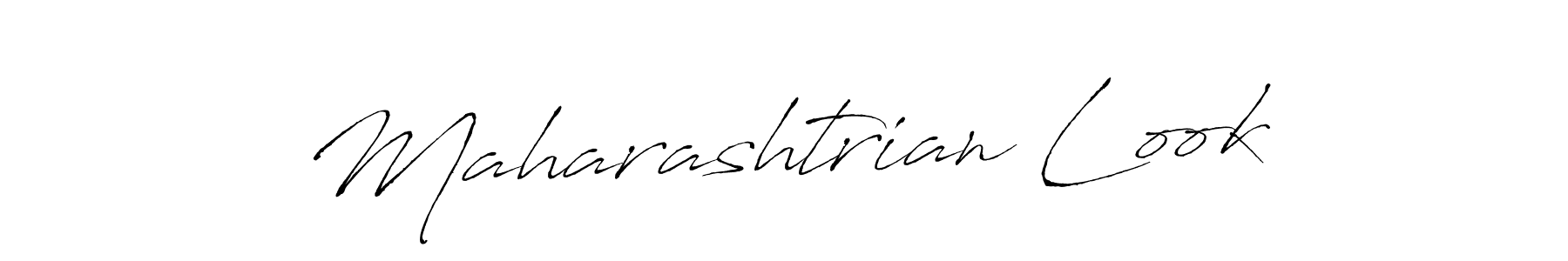 Use a signature maker to create a handwritten signature online. With this signature software, you can design (Antro_Vectra) your own signature for name Maharashtrian Look. Maharashtrian Look signature style 6 images and pictures png