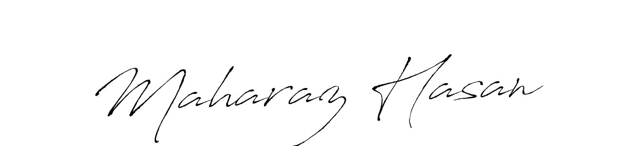 Design your own signature with our free online signature maker. With this signature software, you can create a handwritten (Antro_Vectra) signature for name Maharaz Hasan. Maharaz Hasan signature style 6 images and pictures png