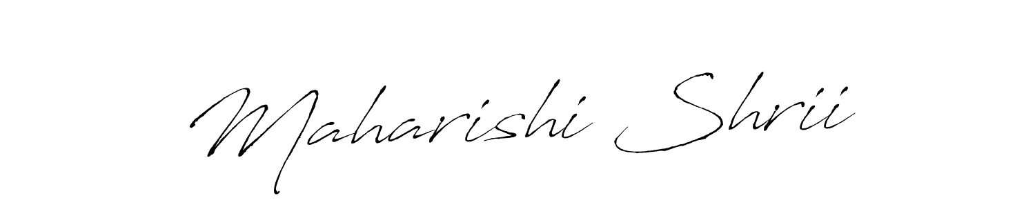 You should practise on your own different ways (Antro_Vectra) to write your name (Maharishi Shrii) in signature. don't let someone else do it for you. Maharishi Shrii signature style 6 images and pictures png