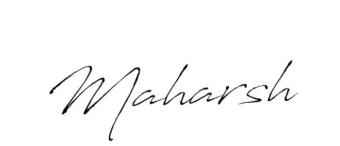 Maharsh stylish signature style. Best Handwritten Sign (Antro_Vectra) for my name. Handwritten Signature Collection Ideas for my name Maharsh. Maharsh signature style 6 images and pictures png